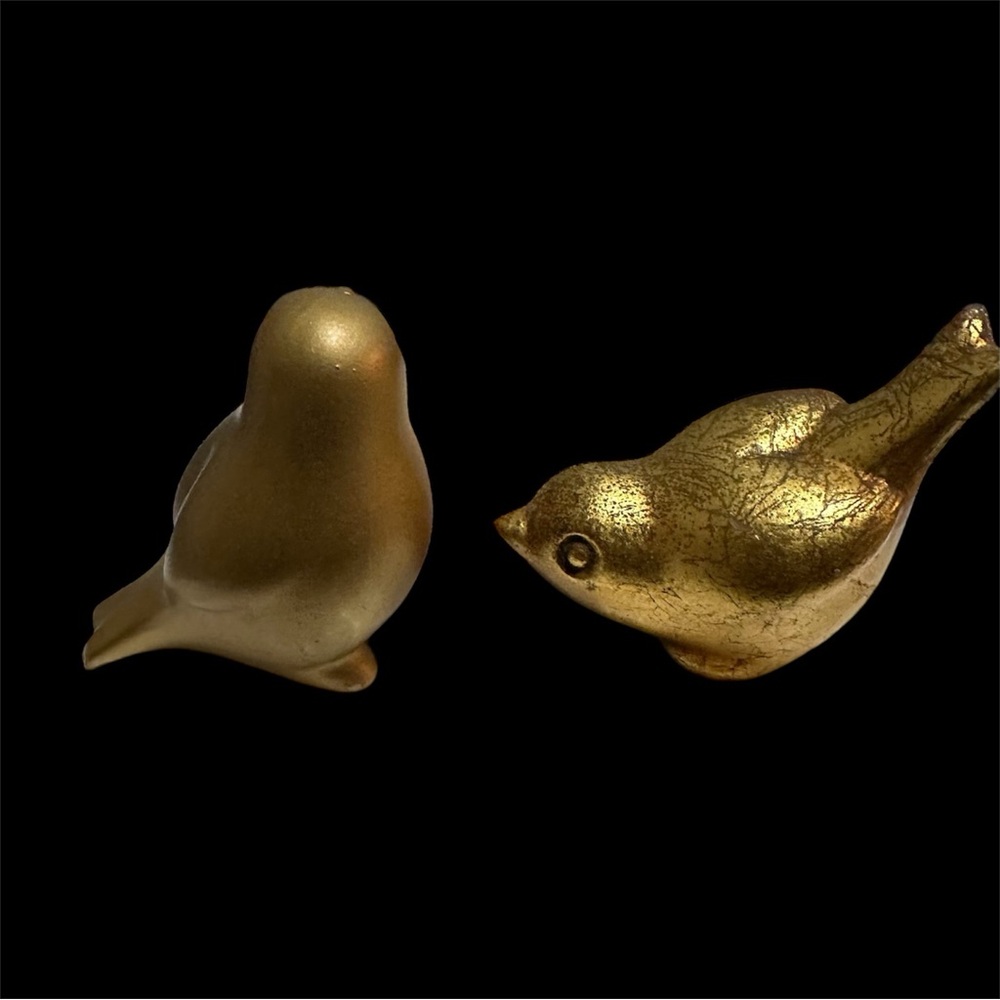 Mid Century Howard Pierce Gold Bird Figurines - Picture 3 of 6